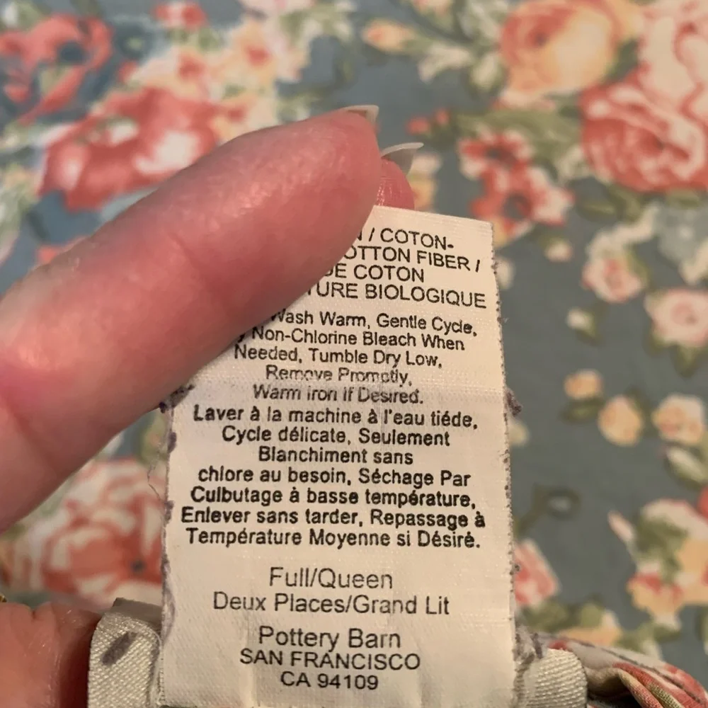 Pottery Barn Duvet Cover